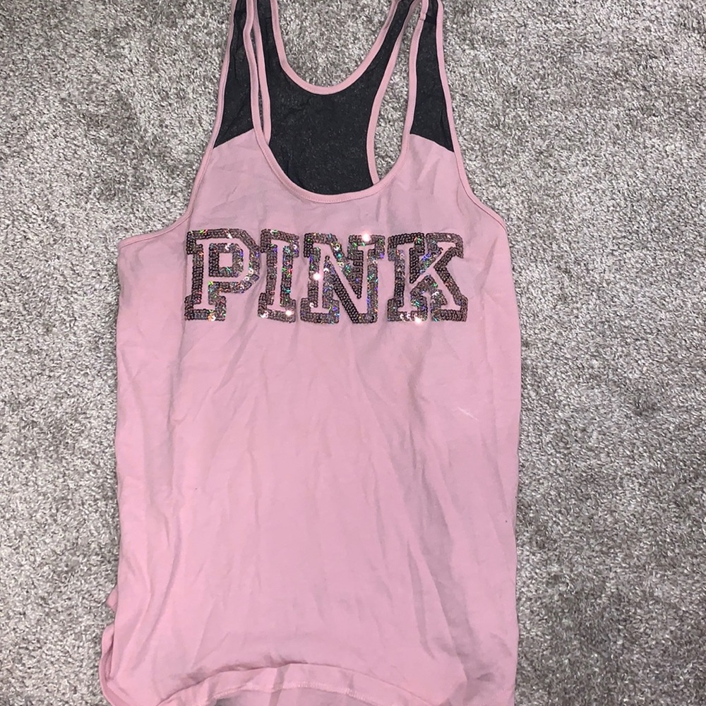 Pink by Victoria’s Secret bling tank